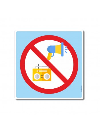 Interdiction de faire du bruit sur la piscine