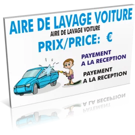 Entrée  Aire de lavage voiture prix