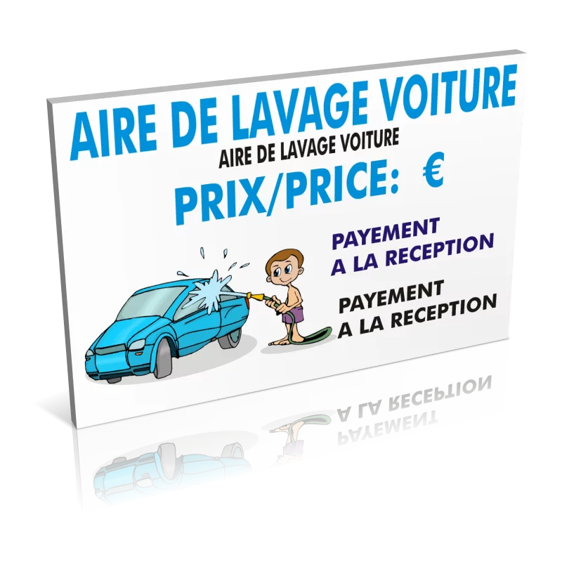 Entrée  Aire de lavage voiture prix