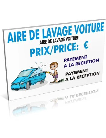 Entrée  Aire de lavage voiture prix