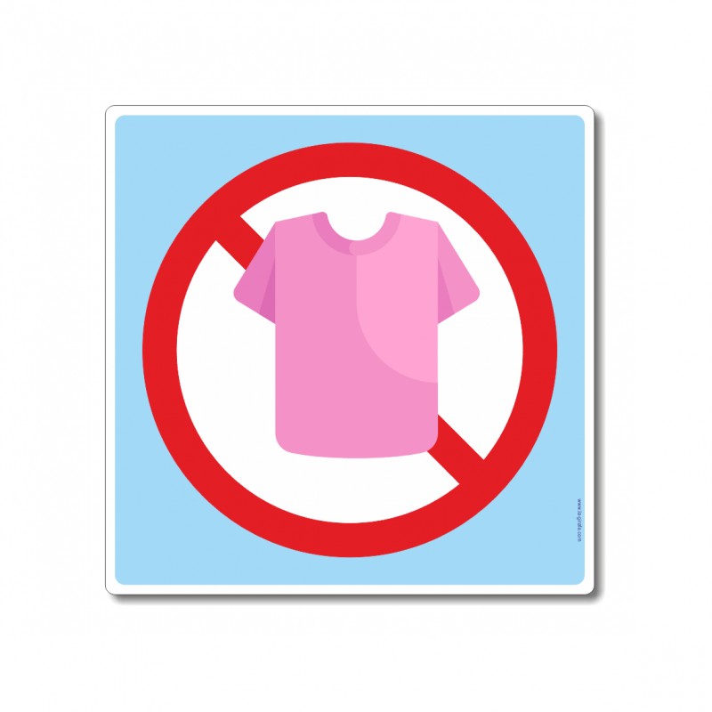 Il est interdit de se baigner en tee-shirt