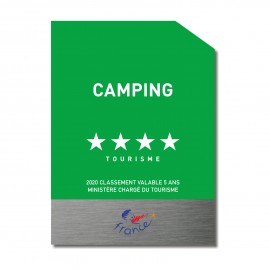 Panneau classement camping