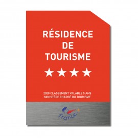 Panneau classement résidence de tourisme