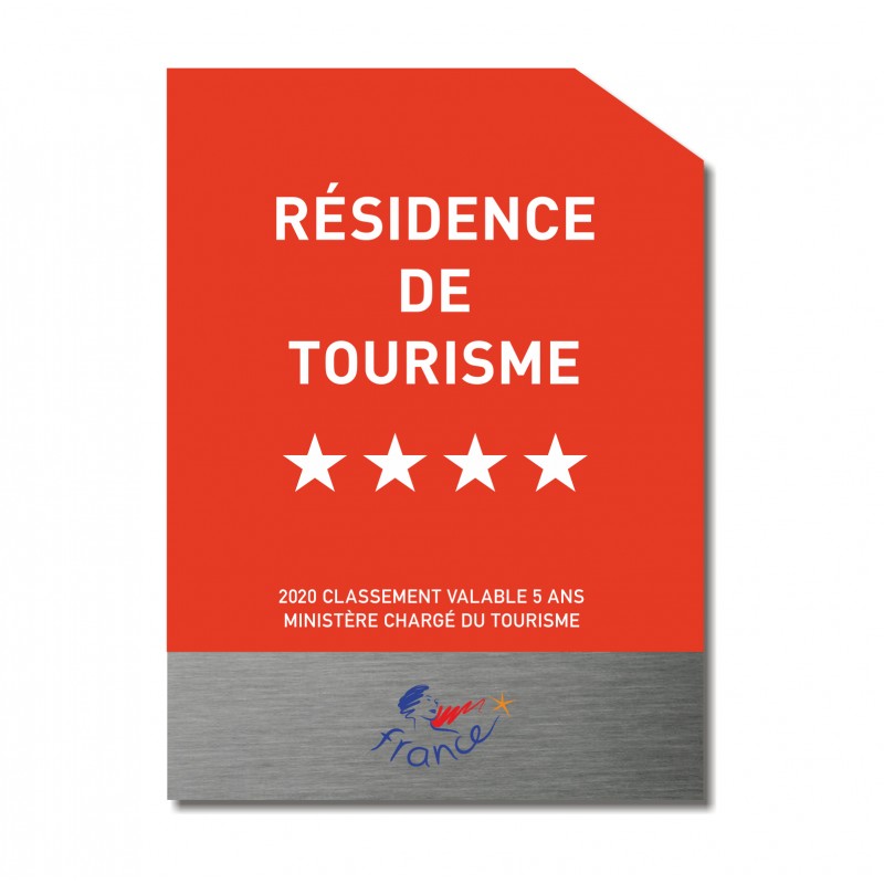 Panneau classement résidence de tourisme