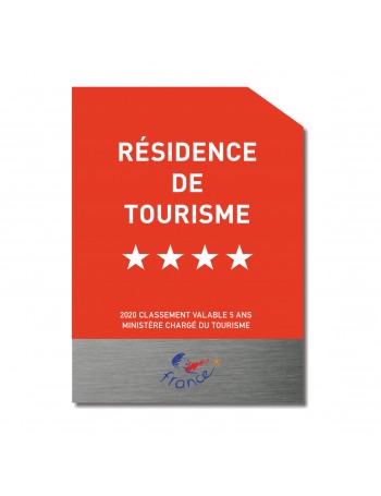 Panneau classement résidence de tourisme