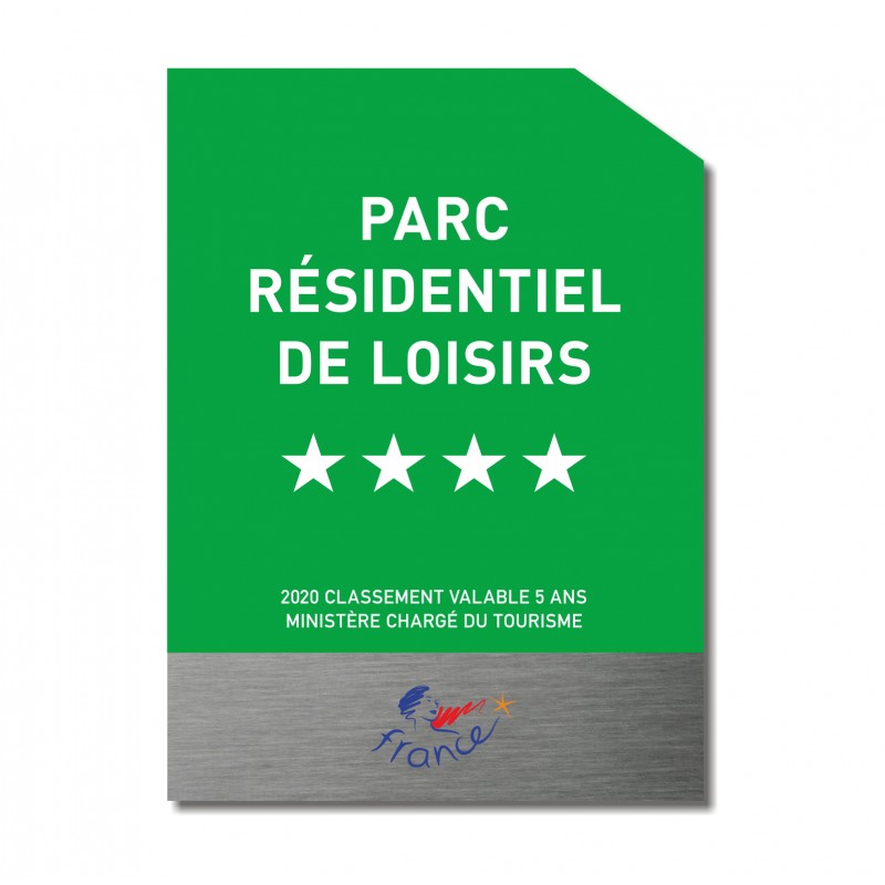 Panonceau classement Parc résidentiel de loisirs