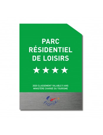 Panonceau classement Parc résidentiel de loisirs