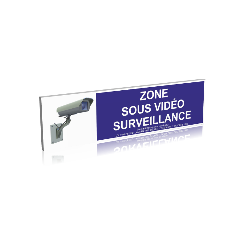 Zone sous vidéo surveillance