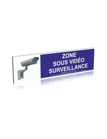 Zone sous vidéo surveillance