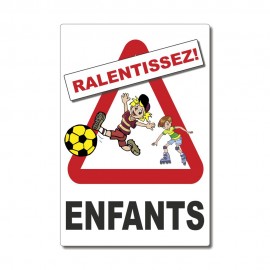 Panneau ralentissez enfants