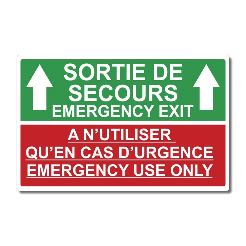 Sortie de secours Sortie de secours