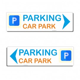 Panneau directionnel Parking