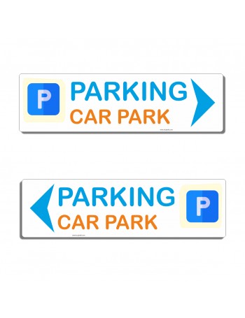 Panneau directionnel Parking
