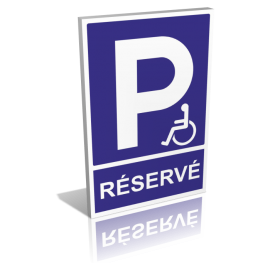 Parking réservé handicapé