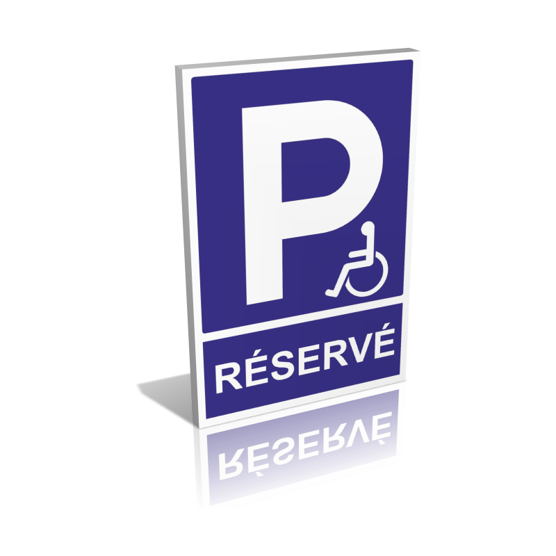 Parking réservé handicapé