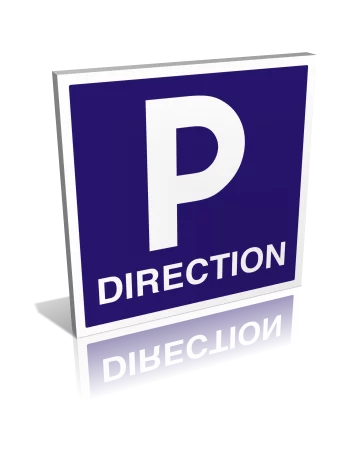 Parking direction carré