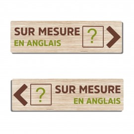 Panneau directionnel sur mesure