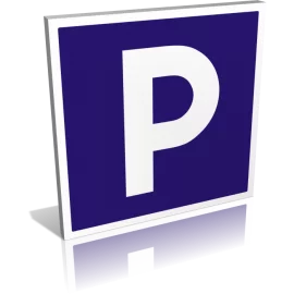 Parking panneau en aluminium