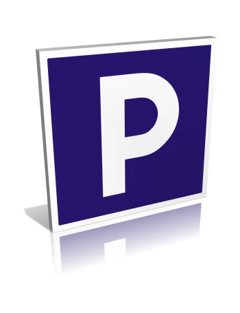 Panneau Parking N°2 Alu 3 mm - signalétique de parking : Autosignalétique