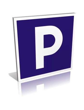 Parking panneau en aluminium