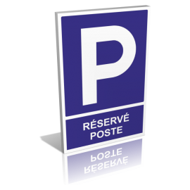 Parking réservé poste