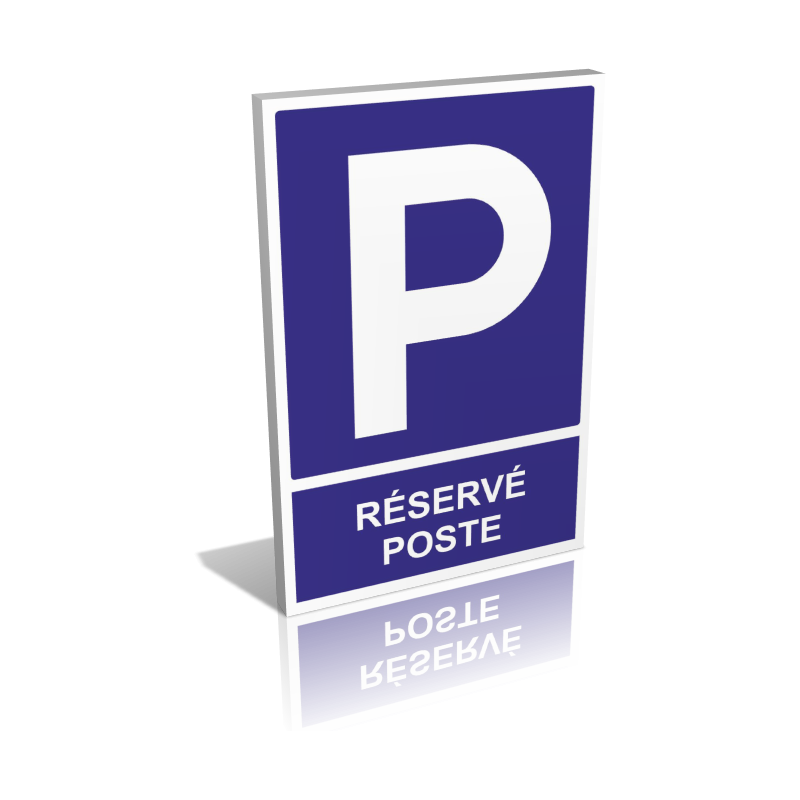 Parking réservé poste