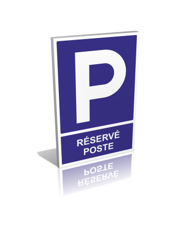 Parking réservé poste