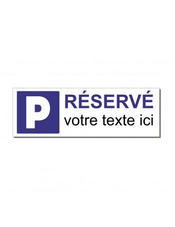 Parking réservé sur mesure