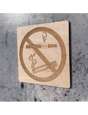 signalétique interdiction de fumer et de vapoter