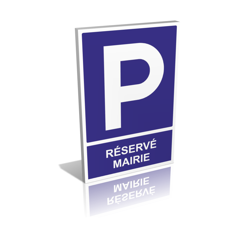 Parking réservé mairie