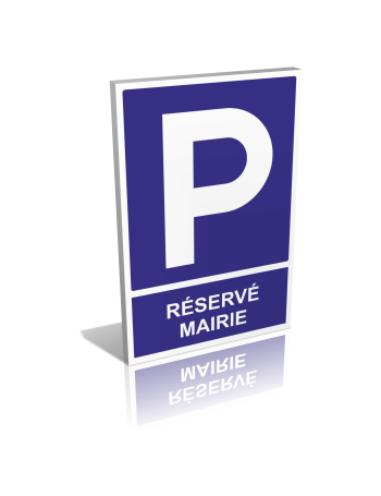 Parking réservé mairie