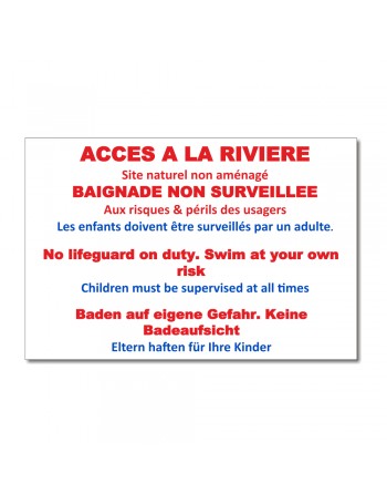 Accès à la rivière