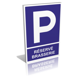 Parking réservé à la brasserie