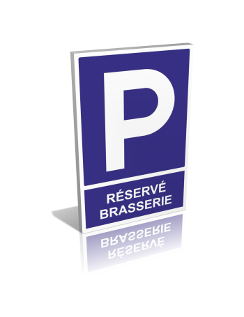 Parking réservé à la brasserie