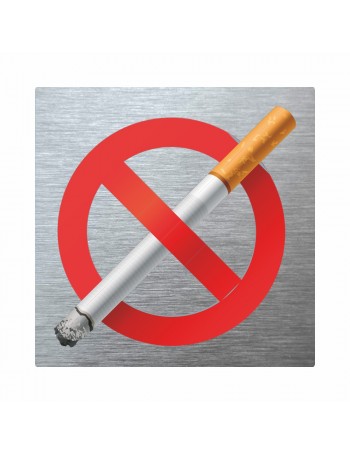 Sanitaires  Panneau interdiction de fumer 320mm
