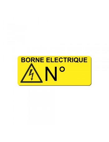 Borne Electrique avec picto