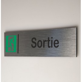 Signalétique sortie