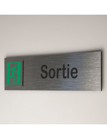 Signalétique sortie