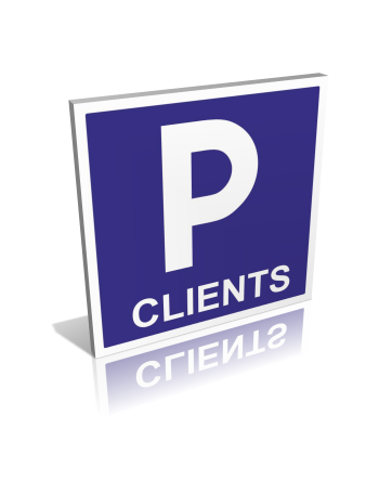 Parking réservé aux clients