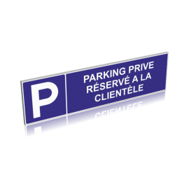 Parking privé - Réservé à la clientèle