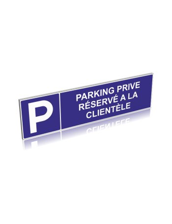 Parking privé - Réservé à la clientèle