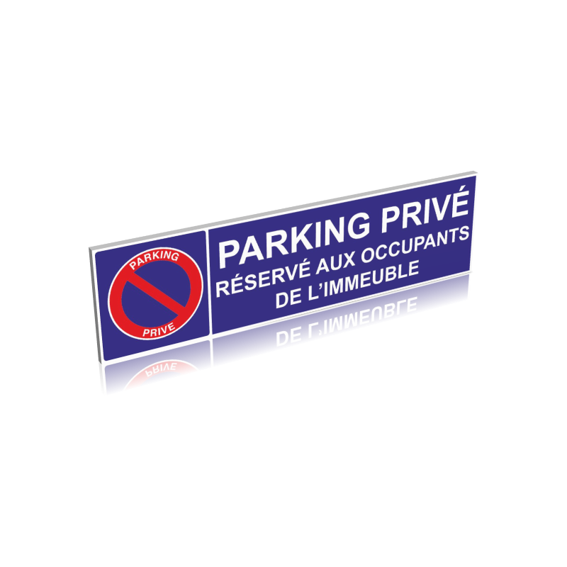 Parking privé - Réservé aux occupants de l'immeuble