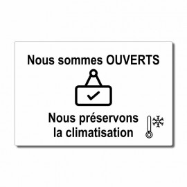 Entrée  Nous préservons la climatisation