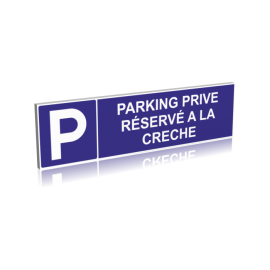 Parking privé réservé à la crèche