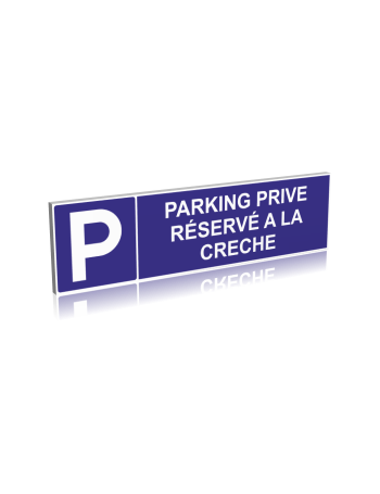 Parking privé réservé à la crèche