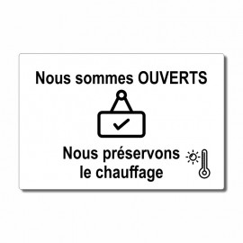 Entrée  Nous préservons le chauffage