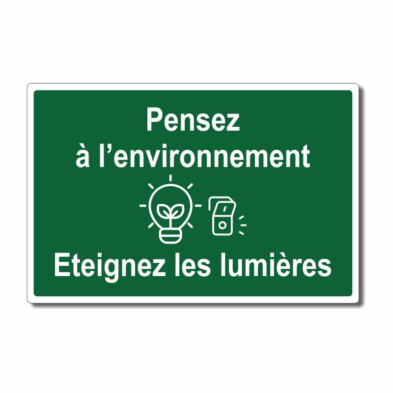 Entrée  Pensez à l'environnement