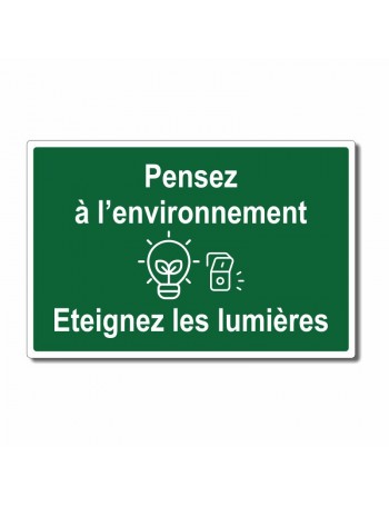 Entrée  Pensez à l'environnement