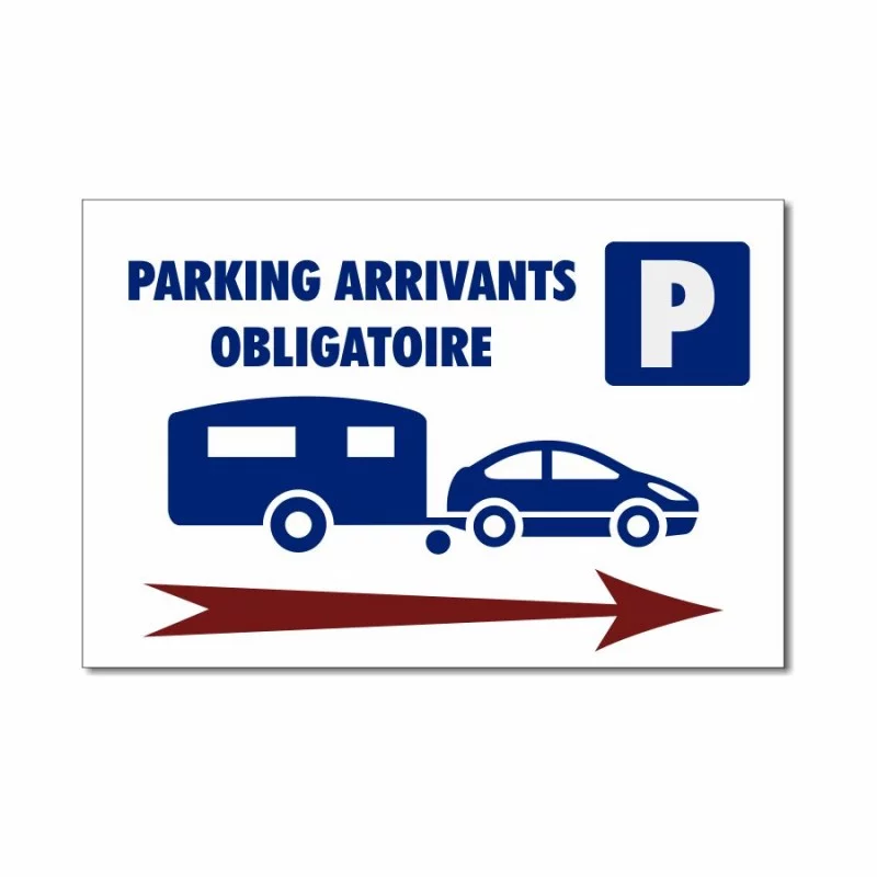 Entrée Parking arrivants obligatoire Entrée Parking arrivants obligatoire