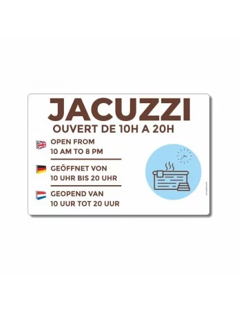 Jacuzzi horaires